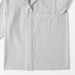 Pyjama en flanelle sans couture latérale pour femme