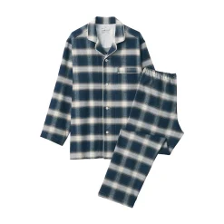 Pyjama en flanelle sans couture latérale pour homme