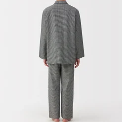 Pyjama en flanelle sans couture latérale pour homme