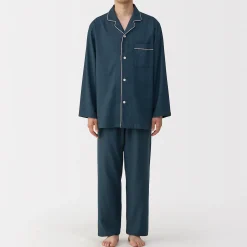Pyjama en flanelle sans couture latérale pour homme