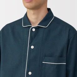 Pyjama en flanelle sans couture latérale pour homme