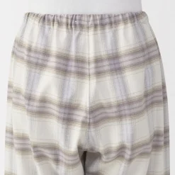 Pyjama en flanelle sans couture latérale pour femme