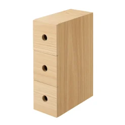 Rangement en bois 3 tiroirs