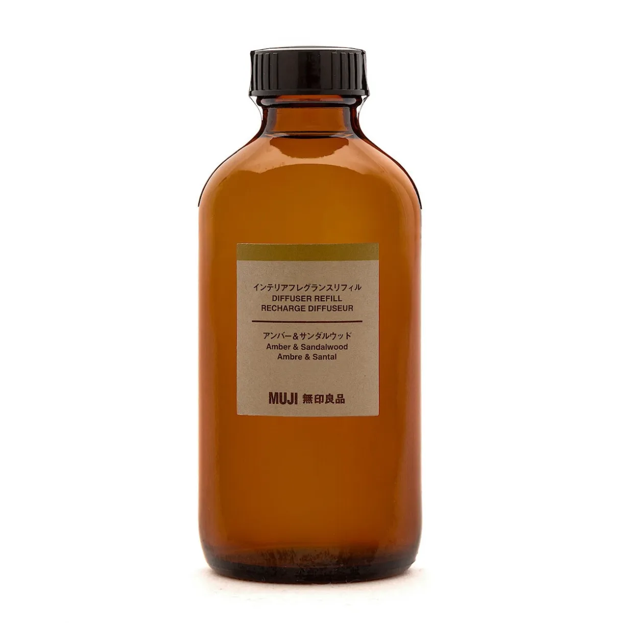 Recharge pour diffuseur de parfum à tiges ‐ Ambre et bois de santal 250 ml