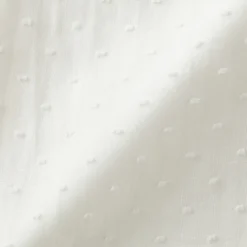 Robe top en double gaze à pois dobby pour femme