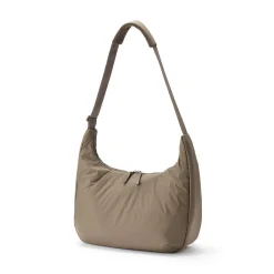 Sac à bandoulière rembourré et déperlant en nylon recyclé