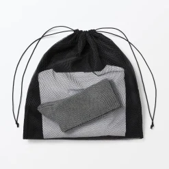 Sac à cordon en maille - Grand modèle