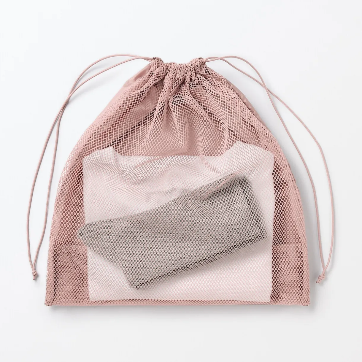 Sac à cordon en maille - Grand modèle