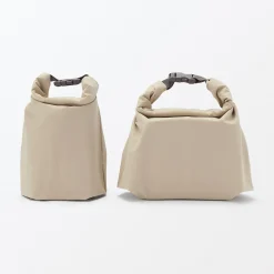 Sac à déjeuner isotherme à fermeture à enroulement - Petit - Beige