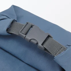 Sac à lunch isotherme à fermeture à enroulement - Grand format - Bleu fumé