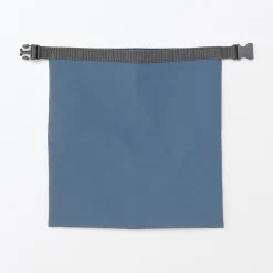 Sac à lunch isotherme à fermeture à enroulement - Grand format - Bleu fumé