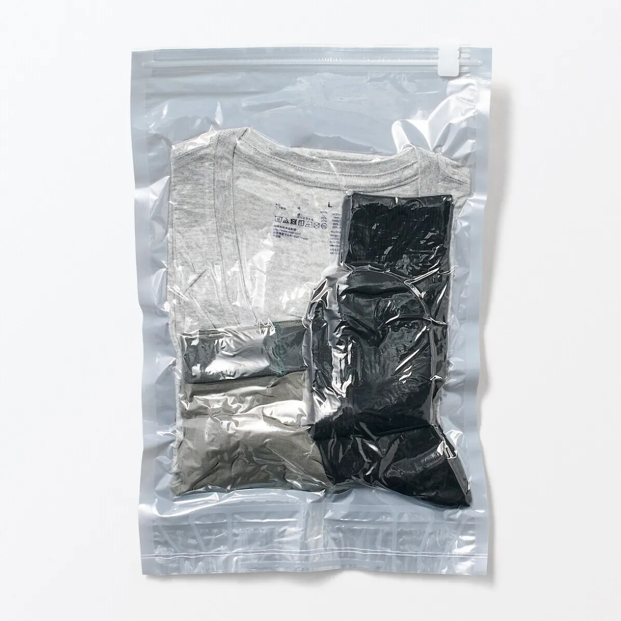 Sac de compression en PE pour vêtements ‐ petitformat, lot de 2