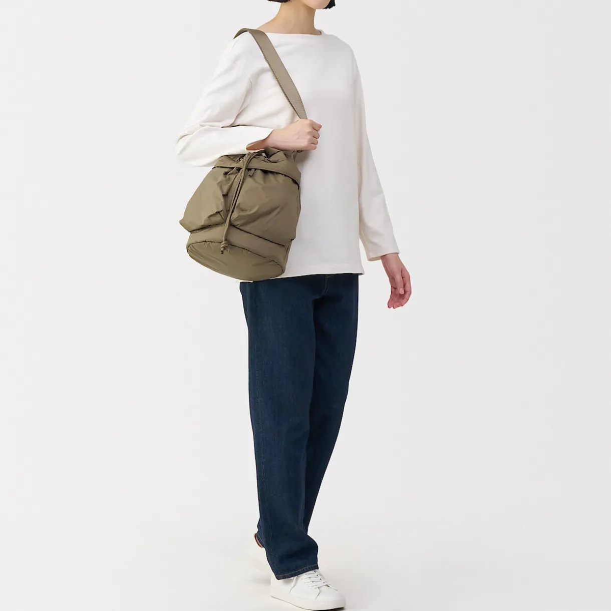 Sac seau rembourré et déperlant en nylon recyclé