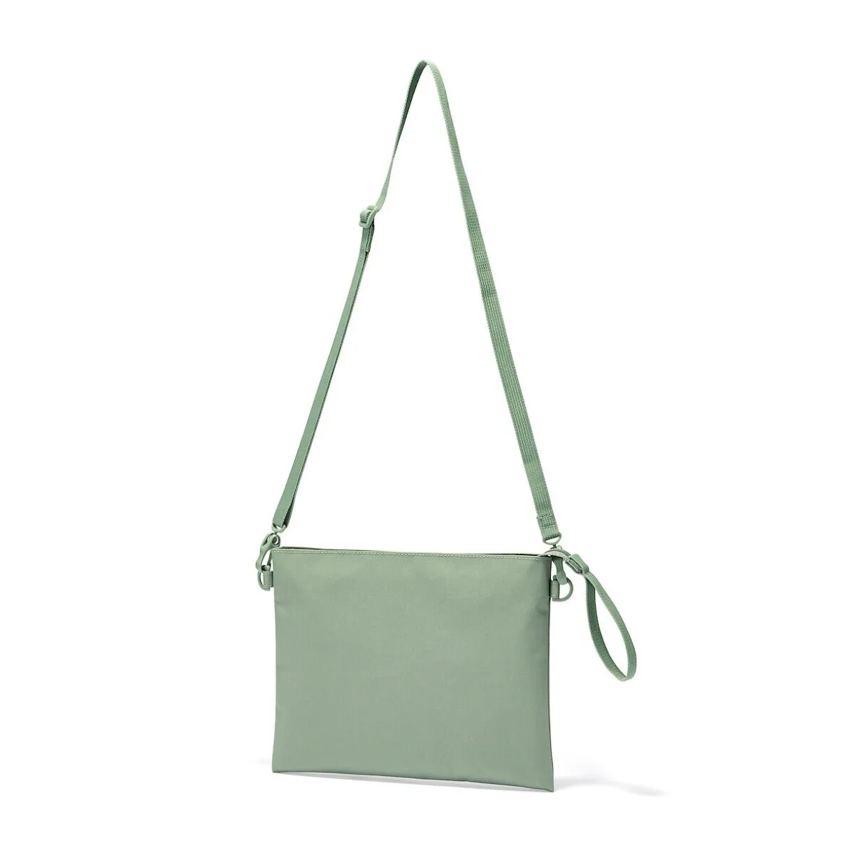 Sacoche à bandoulière déperlante détachable.