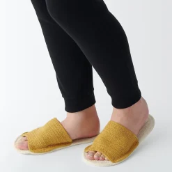 Sandales en mélange de coton