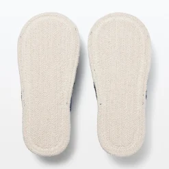 Sandales en mélange de coton