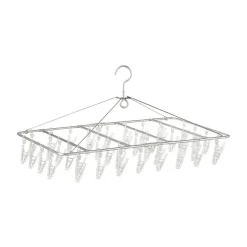 Séchoir rectangulaire en aluminium ‐ 40 pinces
