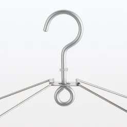 Séchoir rectangulaire pliable en aluminium ‐ 26 pinces