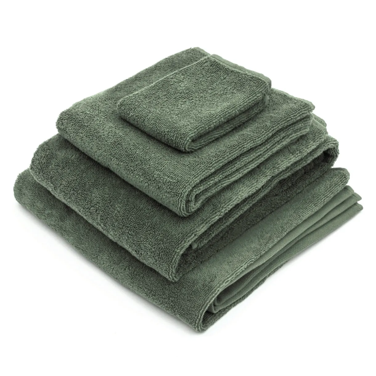 Serviette de bain en velours de coton bio éponge