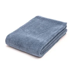 Serviette de bain en velours de coton bio éponge