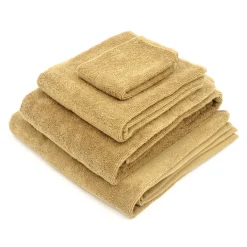 Serviette de bain en velours de coton bio éponge