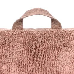 Serviette pour le visage en velours de coton bio éponge