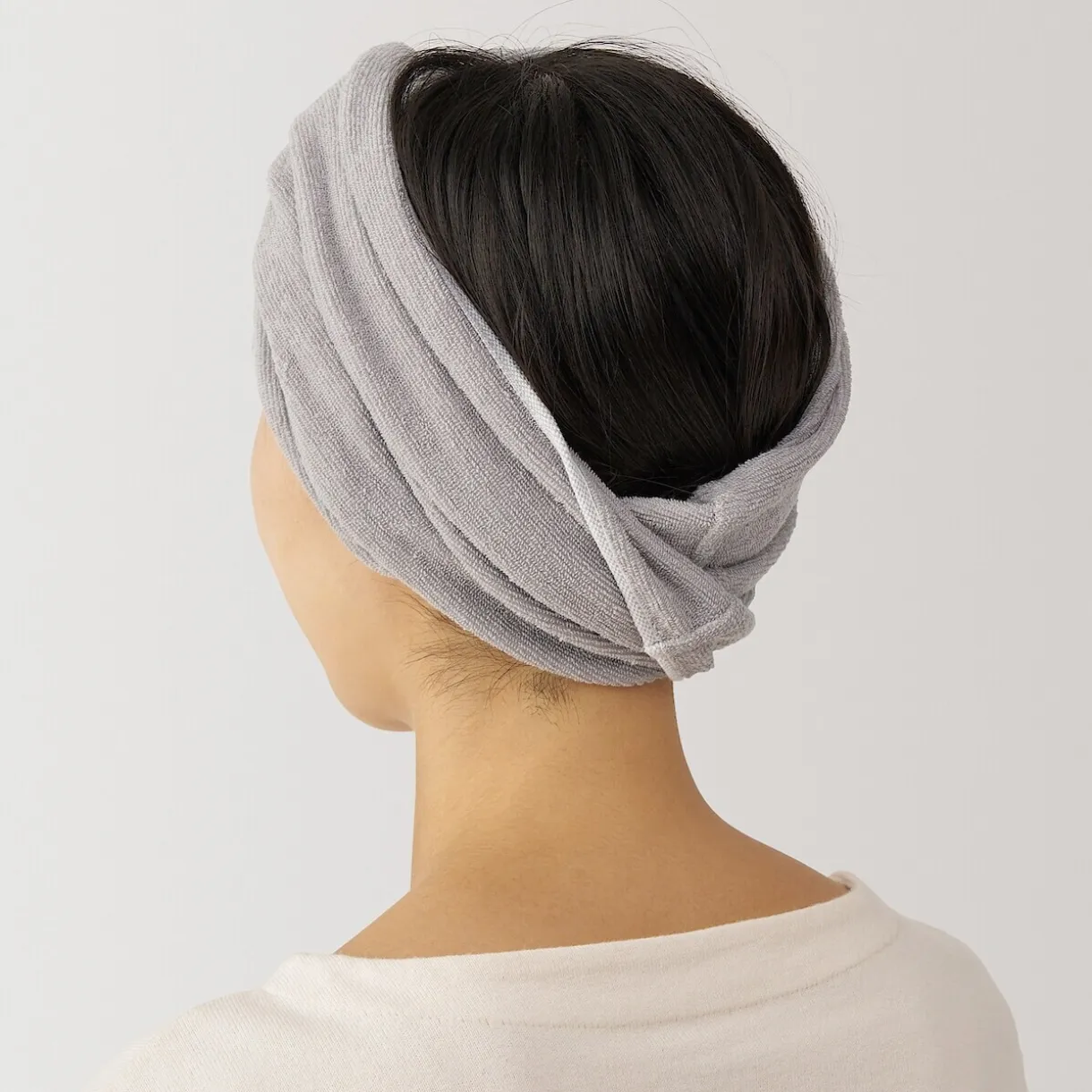 Serviette sèche-cheveux extensible