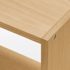 Set de 3 étagères étroites en chêne ‐ 3x3 niveaux (Dont Eco‐part. 3,90 €)