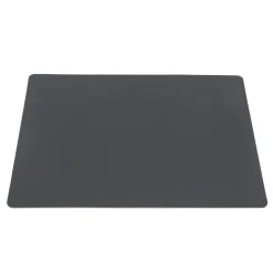 Set de table en cuir recyclé - rectangulaire, Graphite