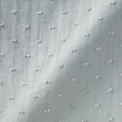 Short ballon en double gaze à pois dobby pour femme