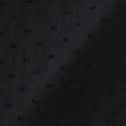 Short ballon en double gaze à pois dobby pour femme