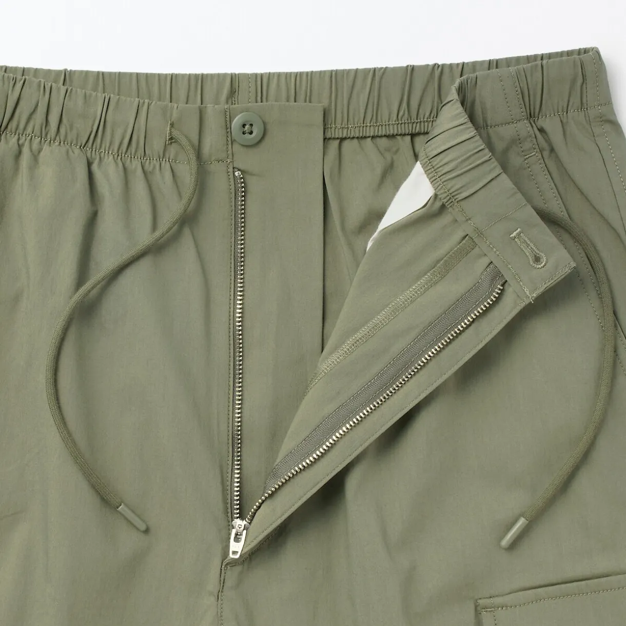 Short cargo en mélange de coton délavé pour homme