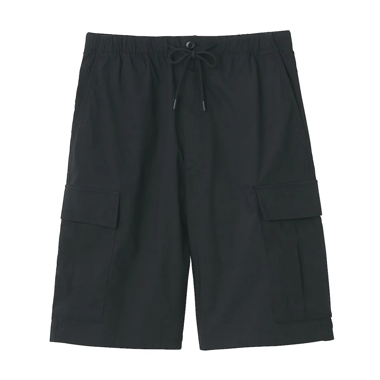 Short cargo en mélange de coton délavé pour homme