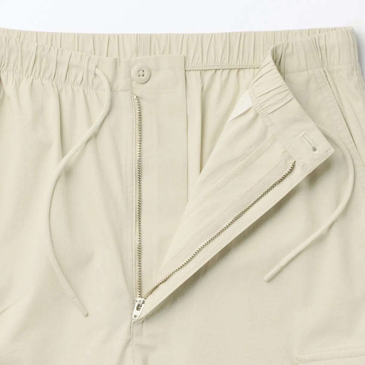 Short cargo en mélange de coton délavé pour homme