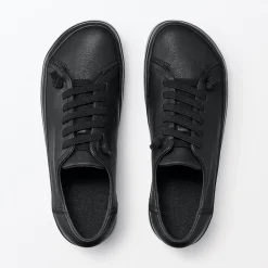 Sneakers basses en cuir pour femme