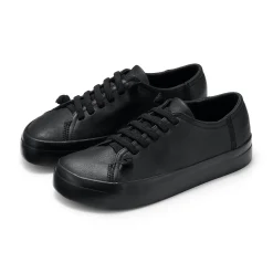 Sneakers basses en cuir pour femme