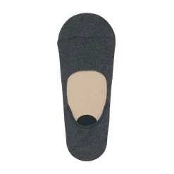 Socquettes fines antidérapantes en mélange de coton homme