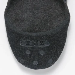 Socquettes fines antidérapantes en mélange de coton homme