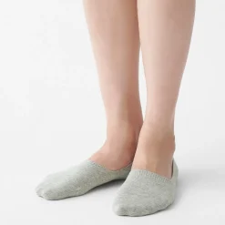 Socquettes fines en mélange de coton invisibles femme