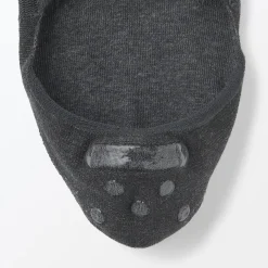 Socquettes fines invisibles avec grip au talon pour femme