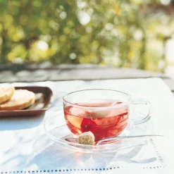 Sous‐tasse en verre résistant