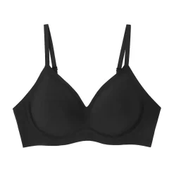 Soutien-gorge sans armature en mélange de coton pour femme