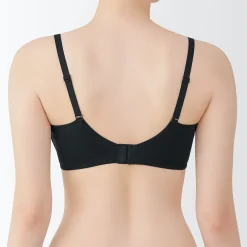 Soutien‐gorge sans armature en mélange de coton avec maintien latéral pour femme