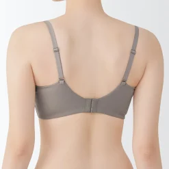 Soutien‐gorge sans armature en mélange de coton avec maintien latéral pour femme