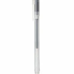 Stylo à bille à encre gel noir - 0,38 mm - Lot de 10