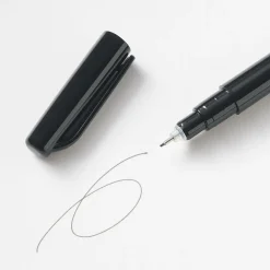 Stylo à encre à base d’eau, pointe fine - 0,5 mm, Noir