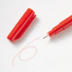 Stylo à encre à base d’eau, pointe fine - 0,5 mm, Rouge