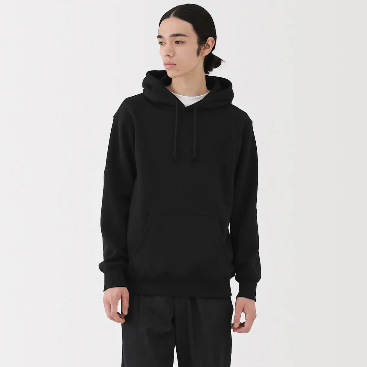 Sweatshirt à capuche en coton mélangé pour homme