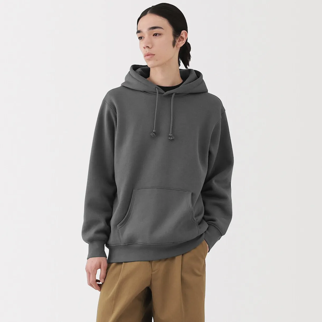 Sweatshirt à capuche en coton mélangé pour homme