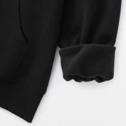 Sweat-shirt à capuche zippé en coton mélangé pour femme